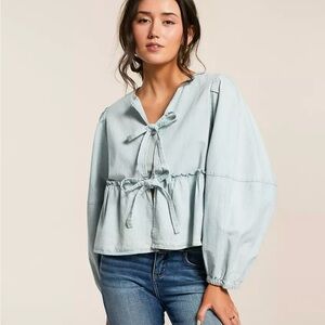 Free People brunch babe top